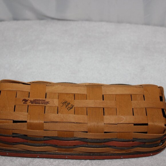 Longaberger Bowling Green Falcons Cracker Basket set #15 - Picture 6 of 7